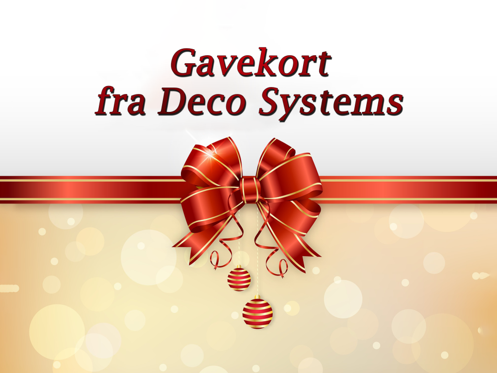 Gavekort Deco Systems jul