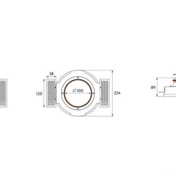 Decovent Rondo 100mm fra Deco Systems