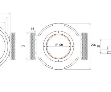 Decovent Rondo 150 fra Deco Systems