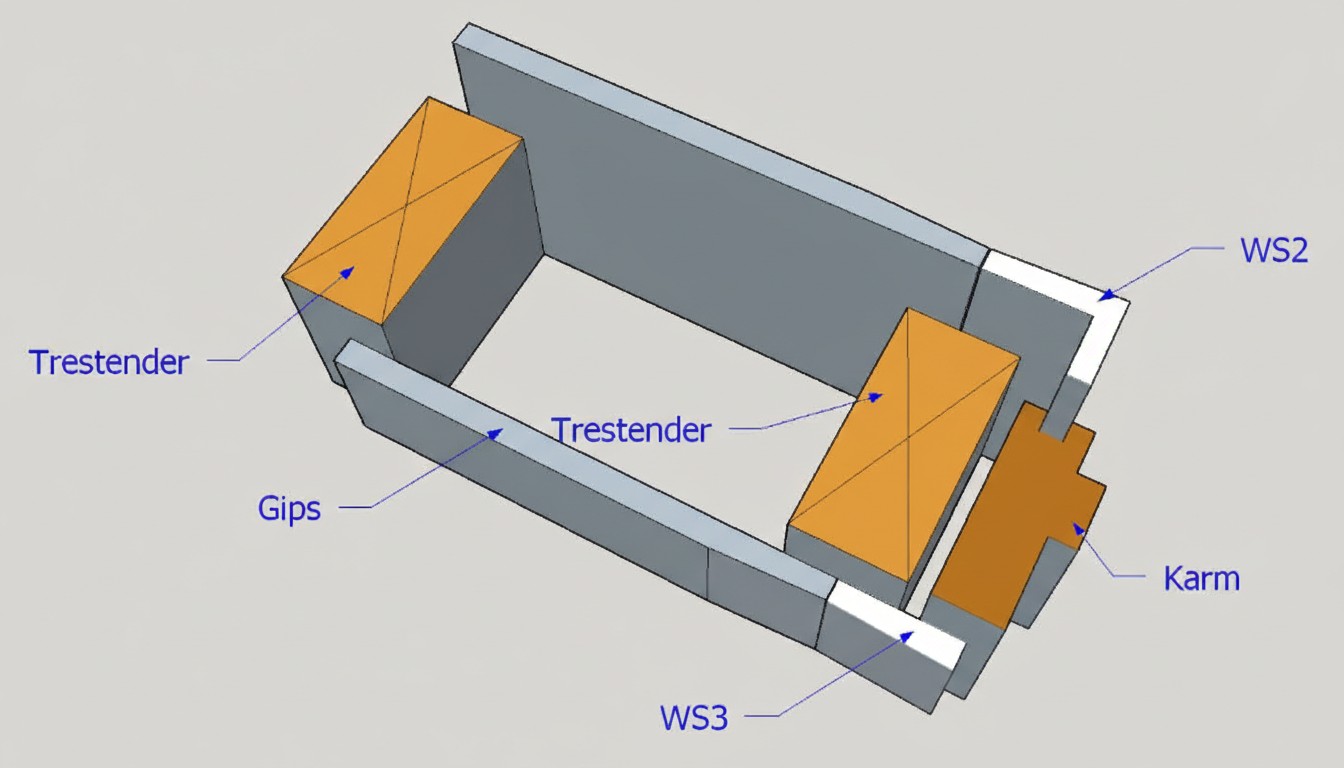 WS3 for listefri dør