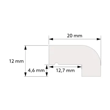 Brystningslist TP001 fra Deco Systems