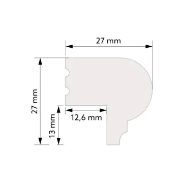 Brystningslist TP005 fra Deco Systems