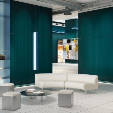 Lyslist IL14 & Dekorplate Mezzaluna L fra Deco Systems